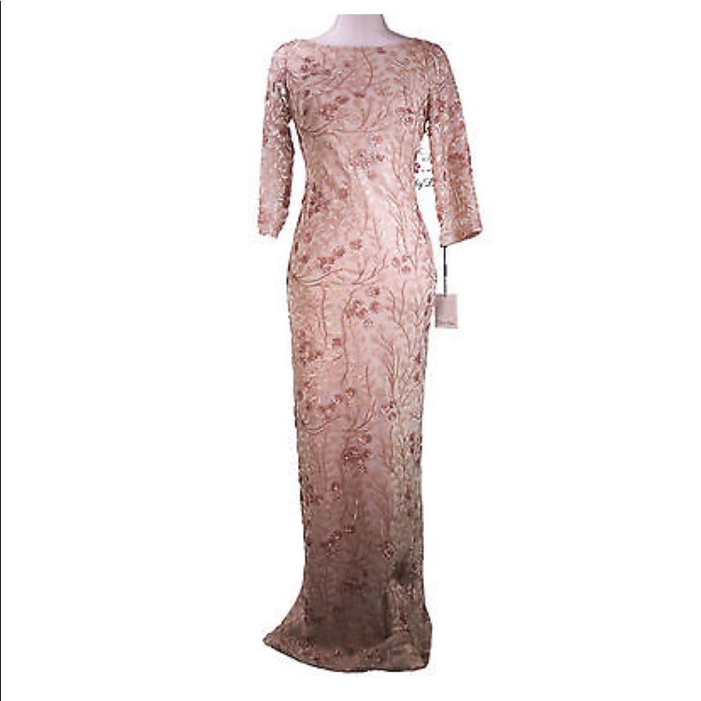 Calvin Klein sequin column dress